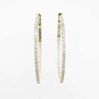 K18YG ダイヤモンドピアス