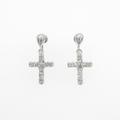 PT クロス ダイヤモンドイヤリング