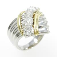 PT／K18YG ダイヤモンドリング