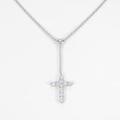 PT クロス ダイヤモンドネックレス