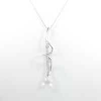 K18WG クンツァイトネックレス