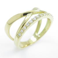 K18YG ダイヤモンドリング