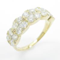 K18YG ダイヤモンドリング