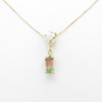 K18YG トルマリンネックレス