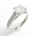 プラチナダイヤモンドリング 1．029ct・I・I1・GOOD