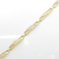 K18YG ダイヤモンドブレスレット