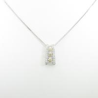 K18WG ダイヤモンドネックレス5％引き