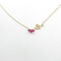 スタージュエリー リップ ルビーネックレス