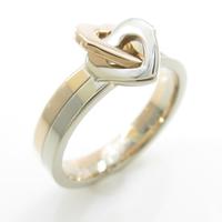 カルティエ 2ハート リング