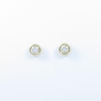 750YG／K18YG ダイヤモンドピアス