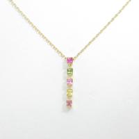 K18YG サファイヤネックレス