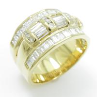 K18YG ダイヤモンドリング