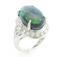 PT ブラックオパールリング