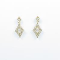 K18YG ダイヤモンドピアス