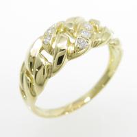 K18YG ダイヤモンドリング