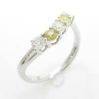 K18WG ダイヤモンドリング