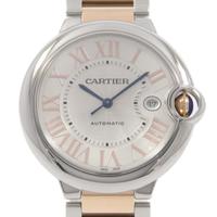 カルティエ W6920095 バロンブルー PGコンビ 自動巻