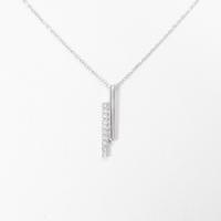 【リメイク】K10WG ダイヤモンドネックレス