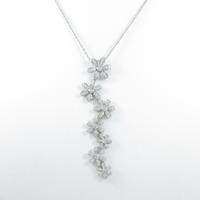 K18WG ダイヤモンドネックレス