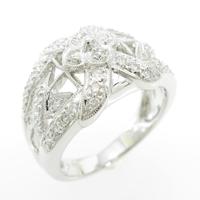 K18WG ダイヤモンドリング