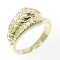 K18YG ダイヤモンドリング