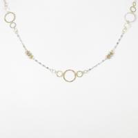 K18スリーカラー ネックレス