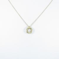 【リメイク】K18YG ダイヤモンドネックレス 0．312ct・F・SI2・VG