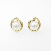 K18YG アコヤパールピアス