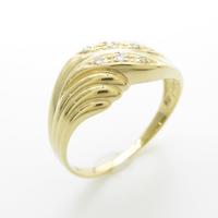 K18YG ダイヤモンドリング