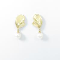 K18YG アコヤパールピアス