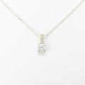 K18YG ダイヤモンドネックレス 0．406ct・G・I1・GOOD
