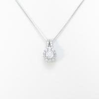プラチナダイヤモンドネックレス 0．321ct・E・SI2・EXT5％引き