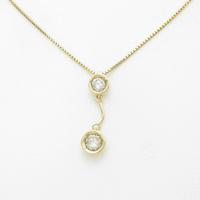 K18YG ダイヤモンドネックレス