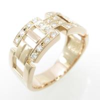 K18PG ダイヤモンドリング