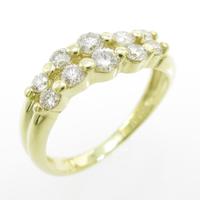 K18YG ダイヤモンドリング