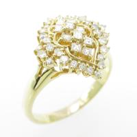 K18YG ダイヤモンドリング