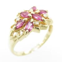 K18YG ルビーリング