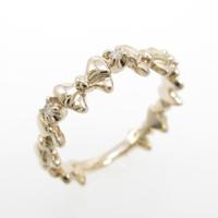 サマンサティアラ リボン ダイヤモンドピンキーリング10％引き