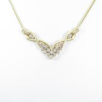 K18YG ダイヤモンドネックレス