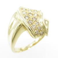 K18YG ダイヤモンドリング