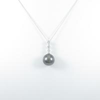 K18WG クロチョウパールネックレス