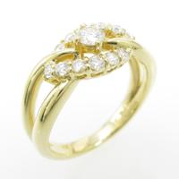 K18YG ダイヤモンドリング