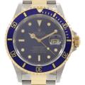 ロレックス 16613． サブマリーナデイト SSxYG 自動巻
