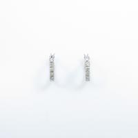 K10WG ダイヤモンドピアス