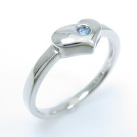 PT ハート ダイヤモンドリング