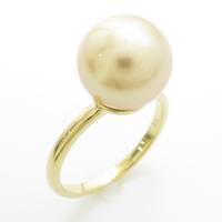 K18YG シロチョウパールリング