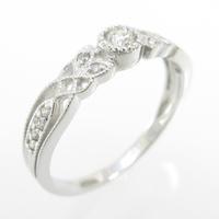 K18WG ダイヤモンドリング