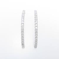 【リメイク】K18WG ダイヤモンドピアス