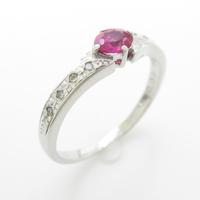 K14WG ルビーリング