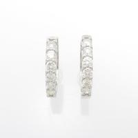 【リメイク】K18WG ダイヤモンドピアス